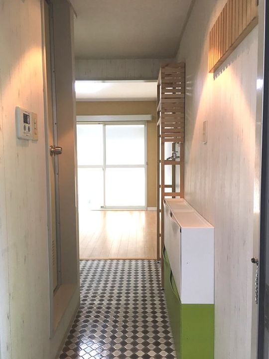 ラメール桜上水の玄関