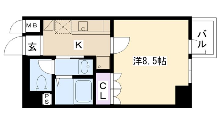 プレッツァ西宮の間取り