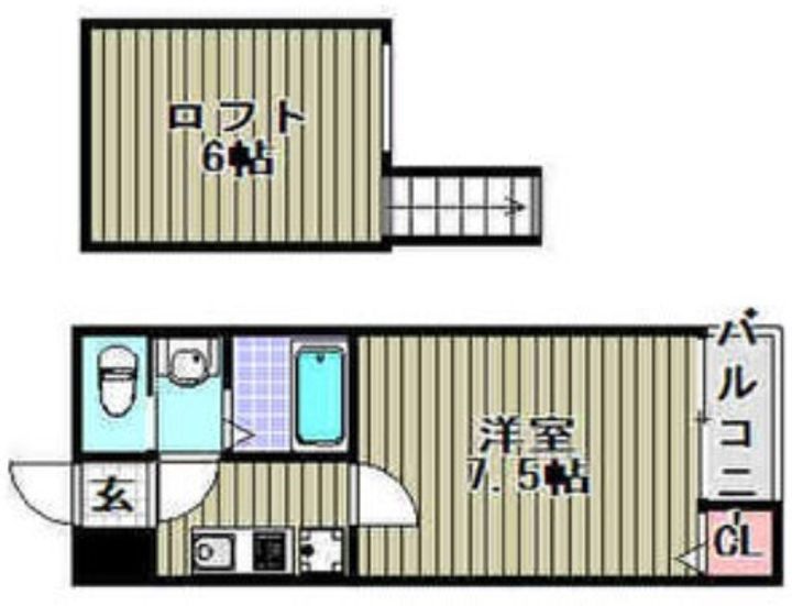 大阪府堺市北区新金岡町5(アパート)の賃貸物件の間取り