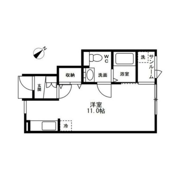 Chats NoirsIIの間取り