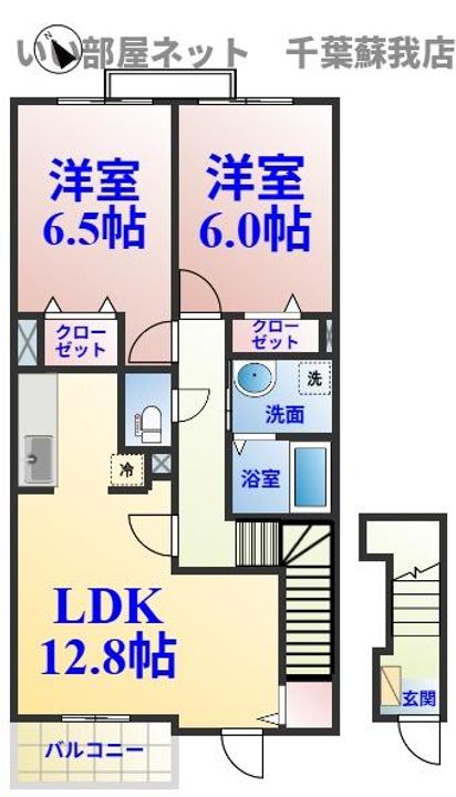 メルヴェ ユIIの間取り