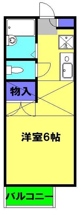 パレス岡出山の間取り