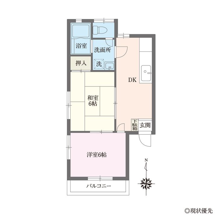 ユートピアなかのの間取り