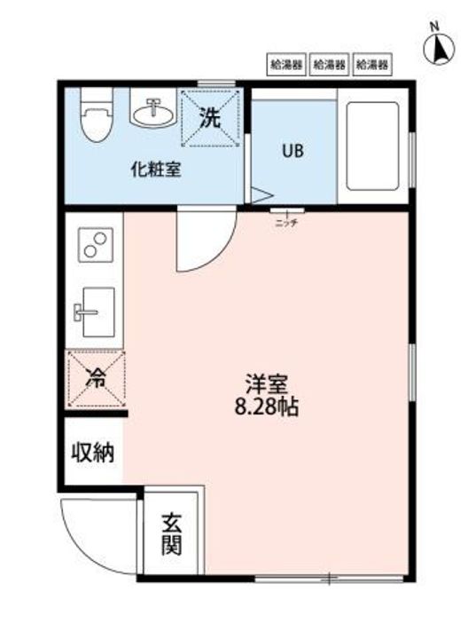 埼玉県ふじみ野市上福岡6(アパート)の賃貸物件の間取り
