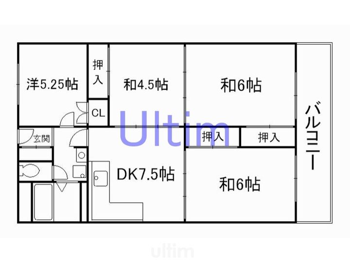 ファミール伏見の間取り