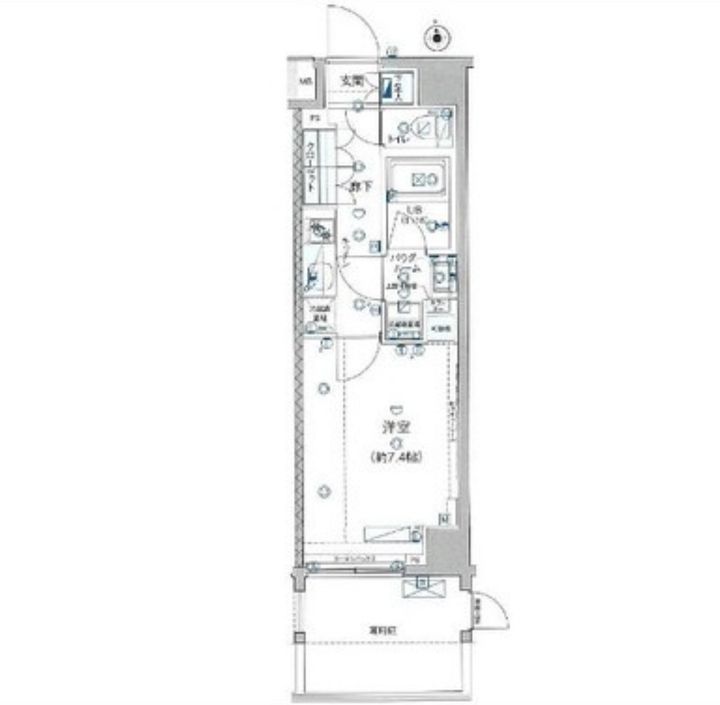 東京都板橋区高島平9(マンション)の賃貸物件の間取り