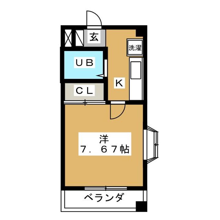 コーポanの間取り