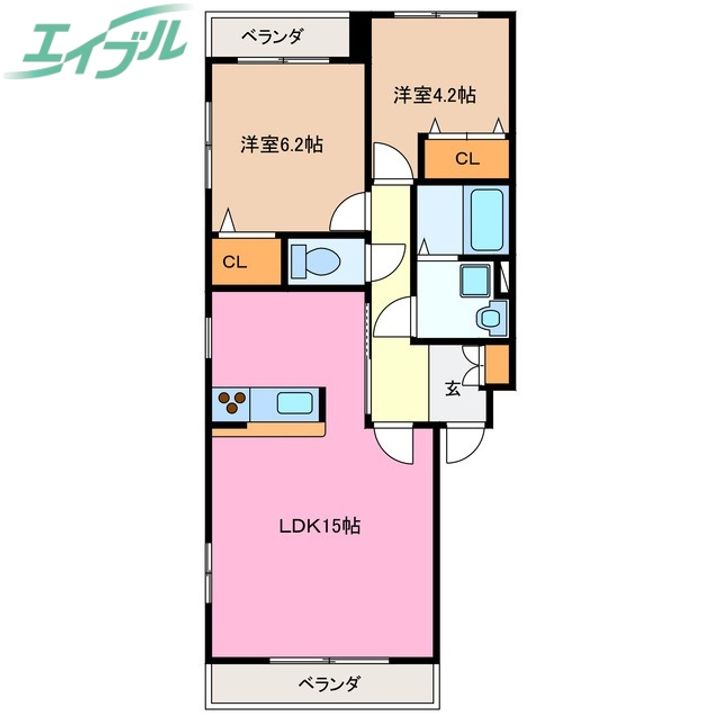 ルミナエルIIの間取り