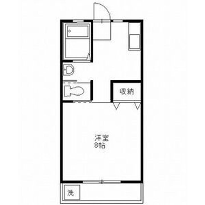 栃木県宇都宮市下岡本町(アパート)の賃貸物件の間取り