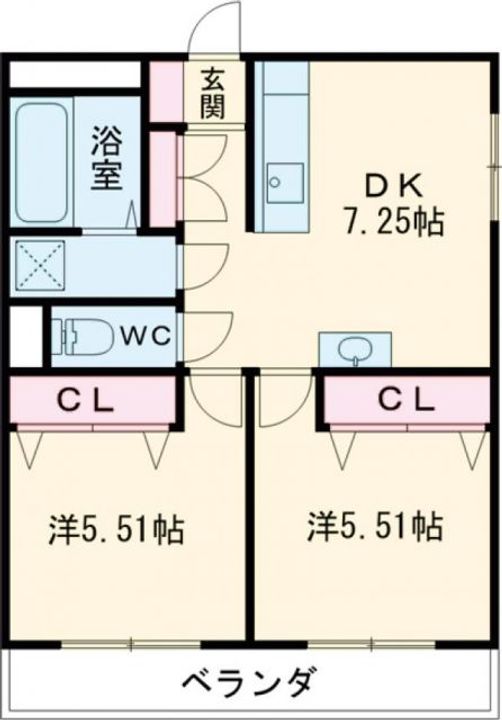 スターコーポの間取り