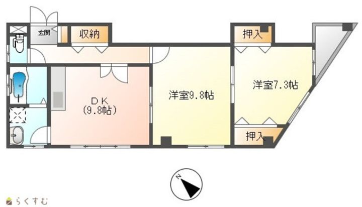 K・Rプラザの間取り