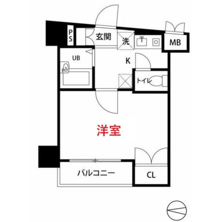 東京都大田区大森西5(マンション)の賃貸物件の間取り