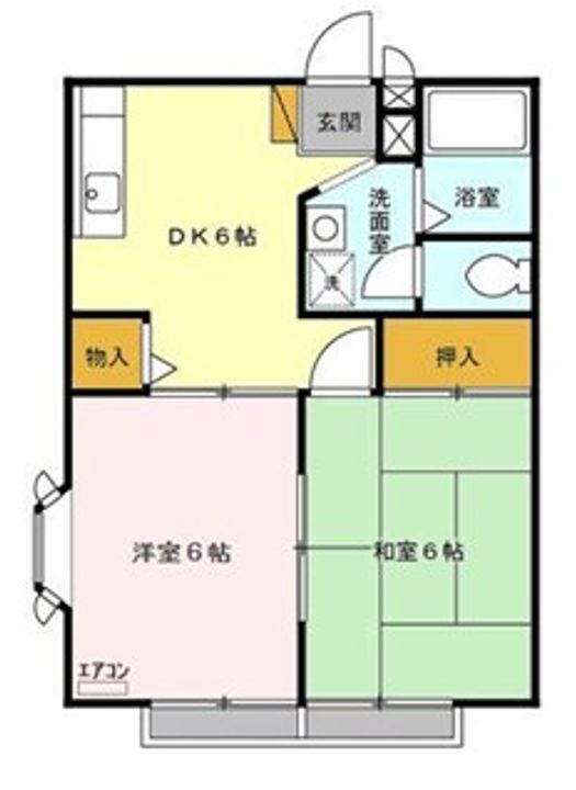 ウエストハイツIIの間取り