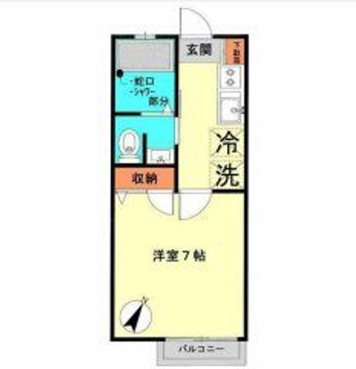 アンジュ中野の間取り