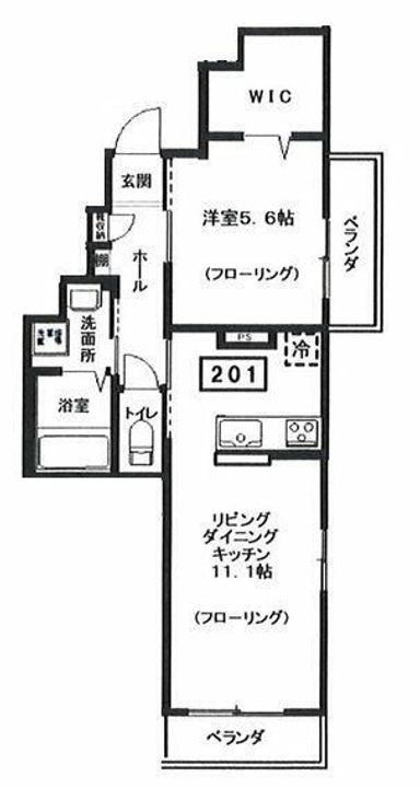 仮)ウィスティリアWestの間取り