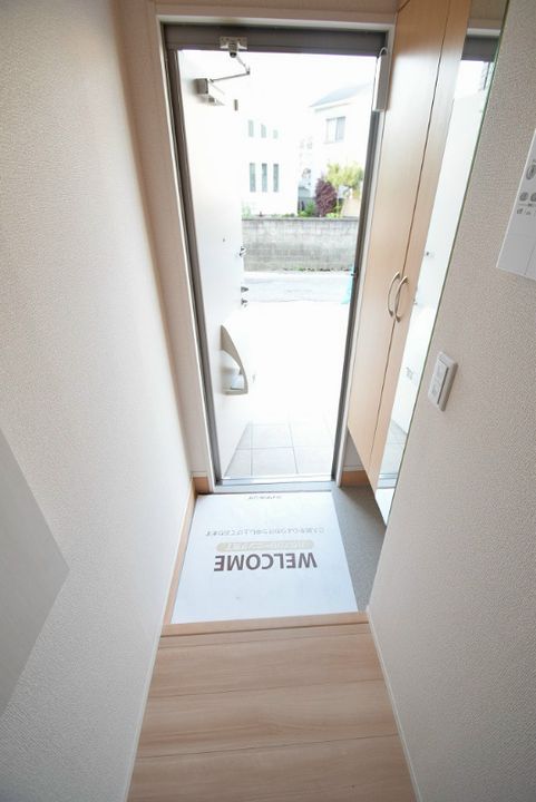 リバーハイムの玄関