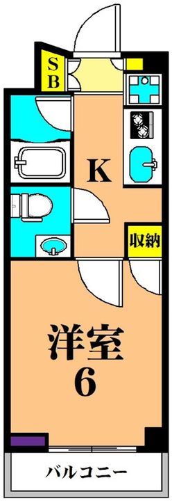 三越ゼームス坂マンションの間取り