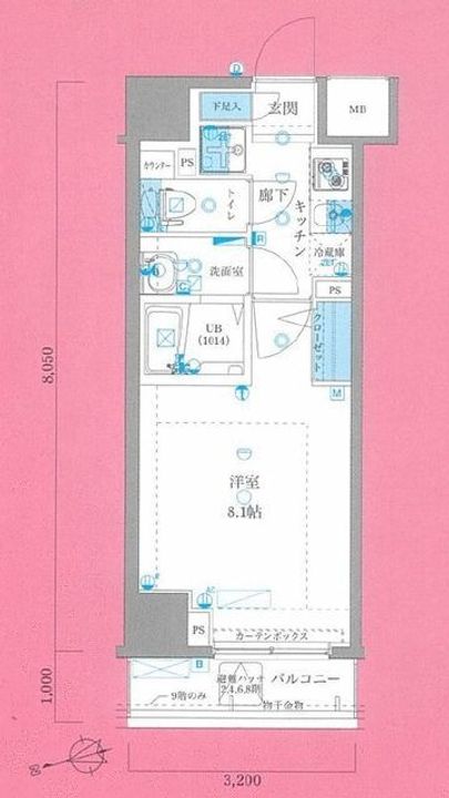 GENOVIA中野野方green veilの間取り
