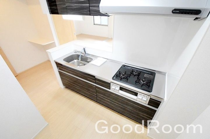 徳島県徳島市佐古六番町(マンション)の賃貸物件のキッチン