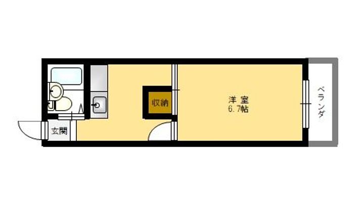 ライフステージ広瀬 安岡Iの間取り