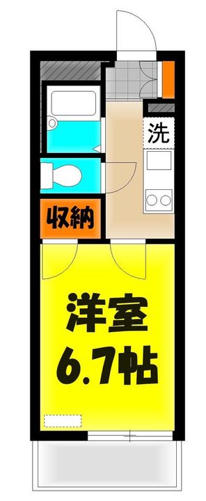 埼玉県さいたま市北区日進町2(マンション)の賃貸物件の間取り
