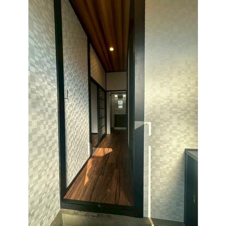 神奈川県厚木市山際(一戸建)の賃貸物件の玄関