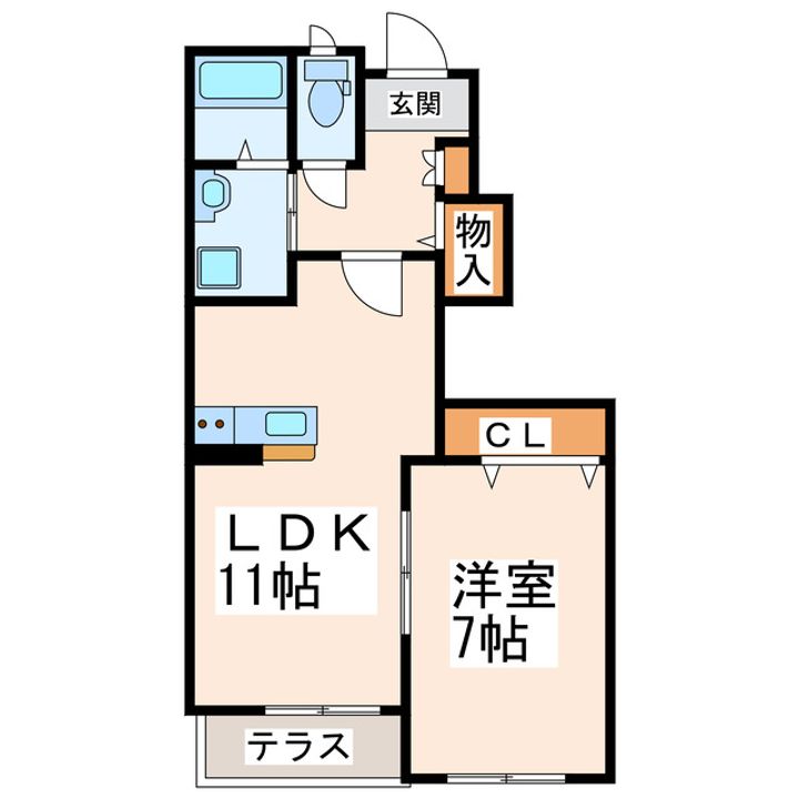 サンタプレイス上高橋の間取り
