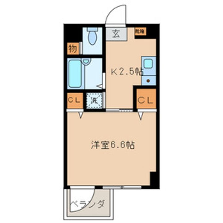 東京都墨田区東向島6(マンション)の賃貸物件の間取り