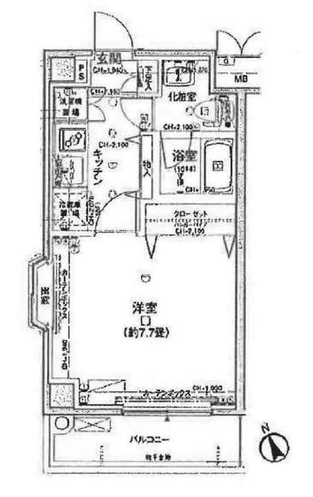 パレステュディオ西巣鴨の間取り
