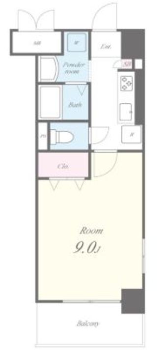 東京都江東区扇橋2(マンション)の賃貸物件の間取り