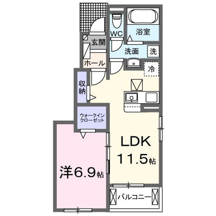 シェリーの間取り