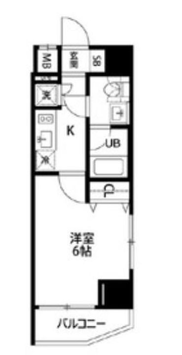 東京都練馬区高野台4(マンション)の賃貸物件の間取り