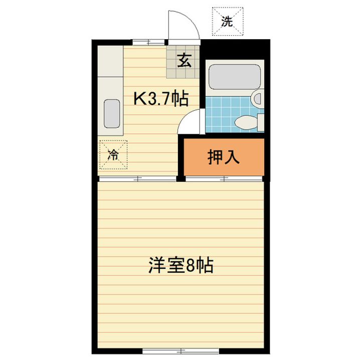 新庄ハイツIの間取り