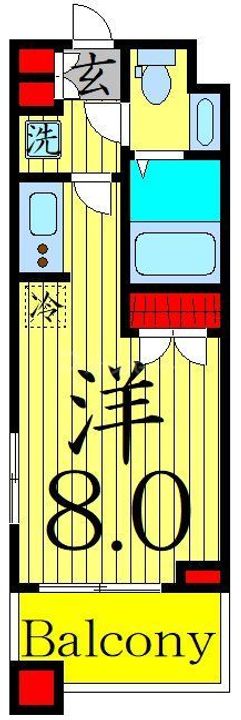 レジディア錦糸町の間取り