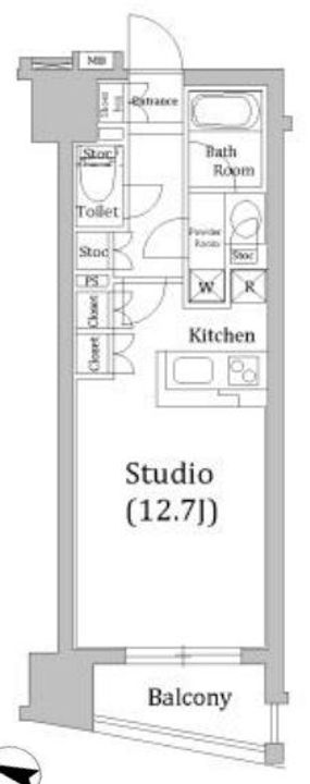 フォレシティ神田多町の間取り