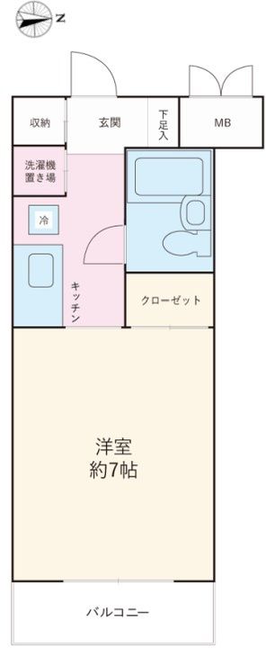 東京都中野区野方4(マンション)の賃貸物件の間取り