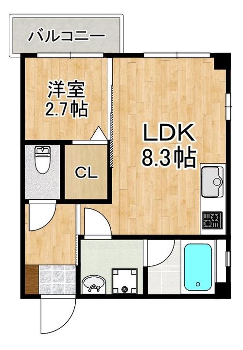 アトラクティ吉塚Iの間取り