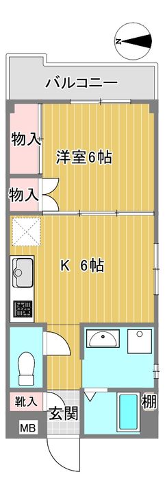 ミラコスタ中野の間取り