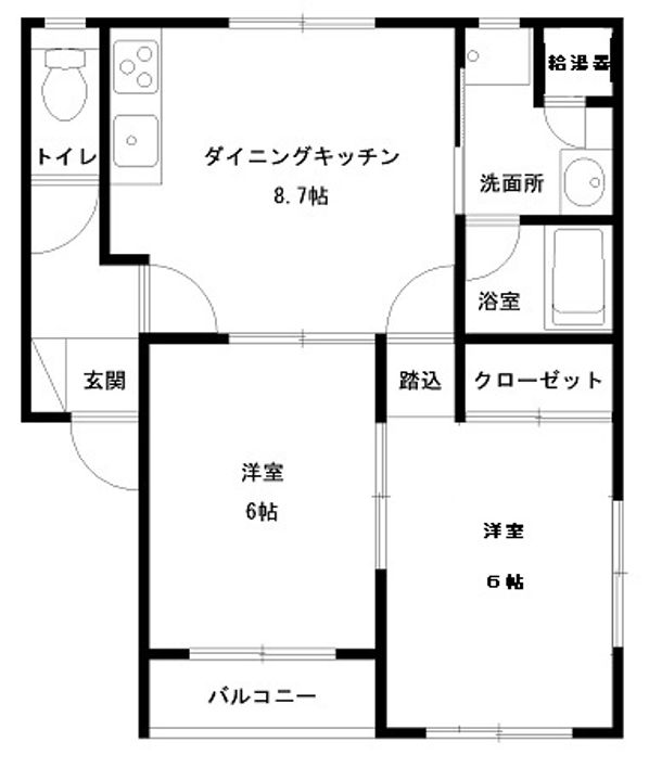 エコハウス21の間取り
