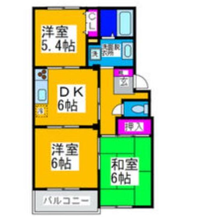 ハイツ藤原IIIの間取り