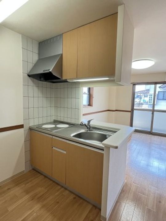 フォブール栗林南Bのキッチン