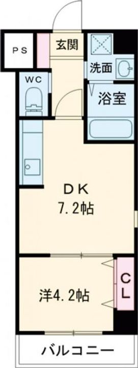 広島県呉市海岸2(マンション)の賃貸物件の間取り