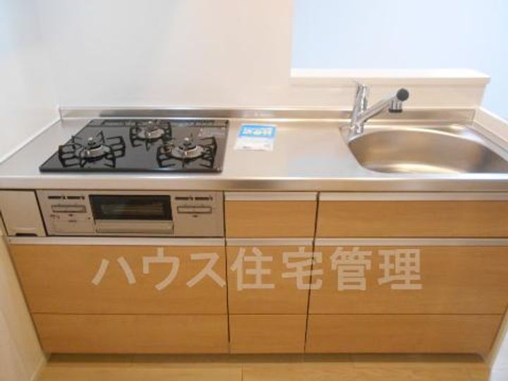 大阪府茨木市上泉町(アパート)の賃貸物件のキッチン