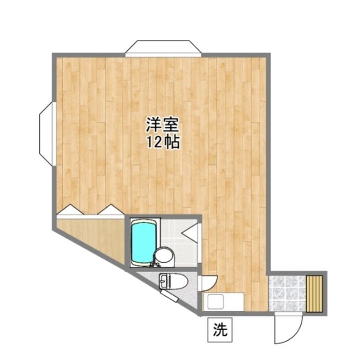 東京都日野市万願寺2(アパート)の賃貸物件の間取り