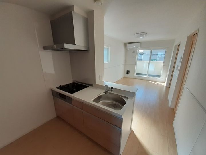 茨城県水戸市若宮2(アパート)の賃貸物件のキッチン