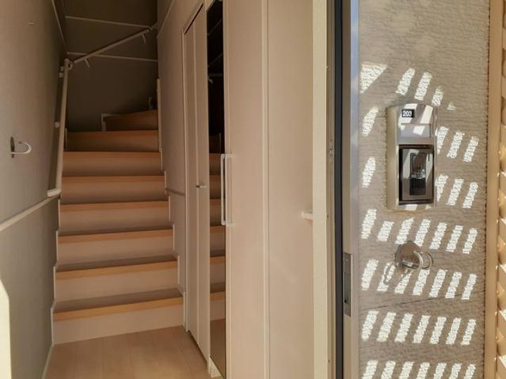 茨城県水戸市若宮2(アパート)の賃貸物件の玄関