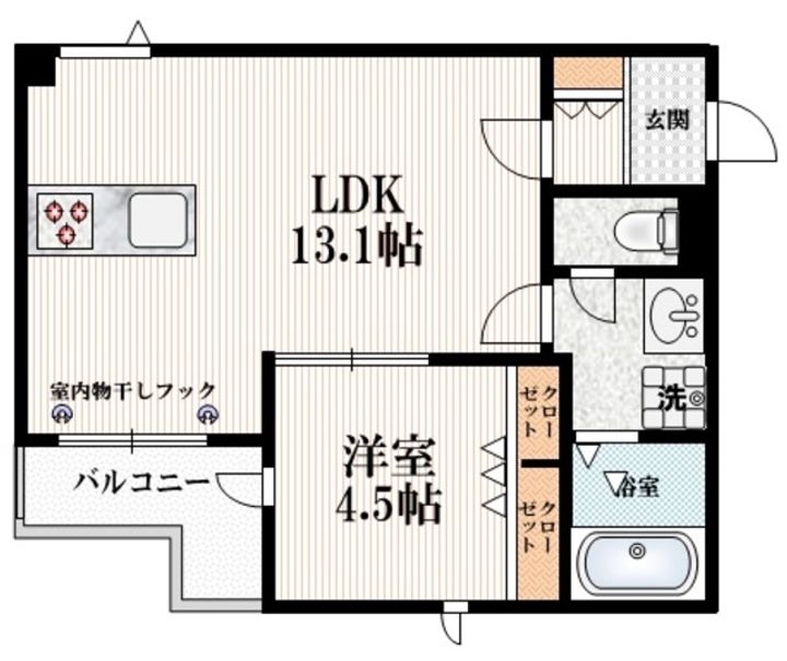 シティテラス下北沢の間取り