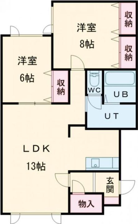 ローダンセAの間取り