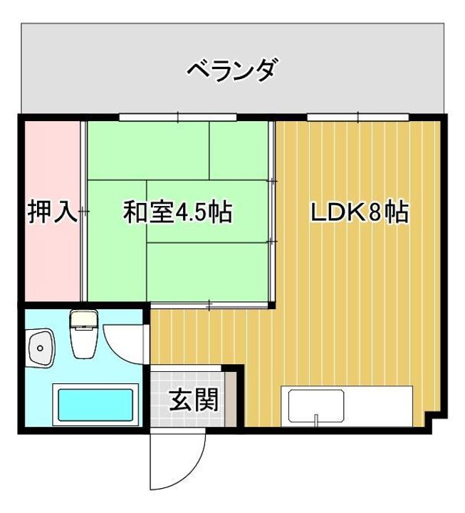 嘉数マンションの間取り