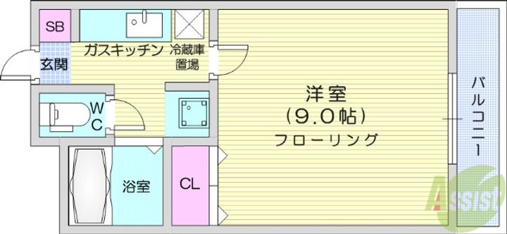 アトレー成田町の間取り